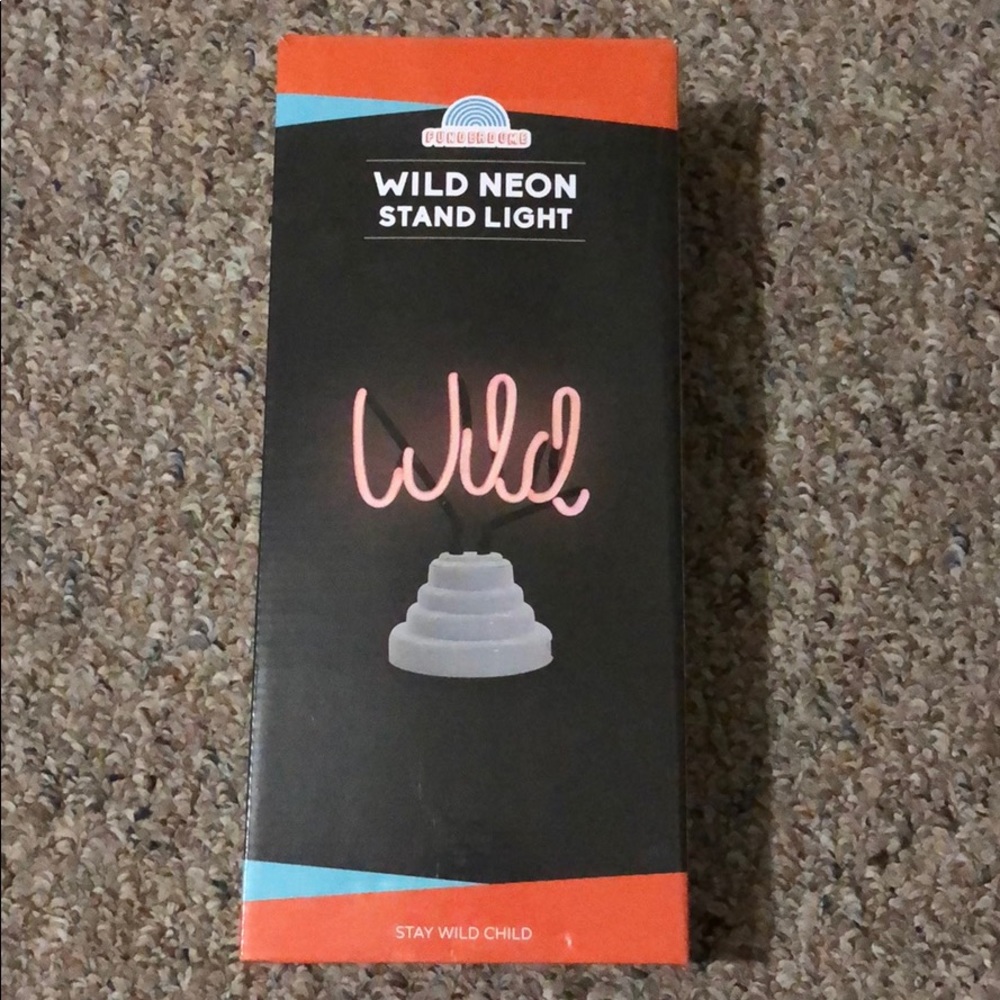 FUNDERDOME ‘Wild’ Neon Stand Sign